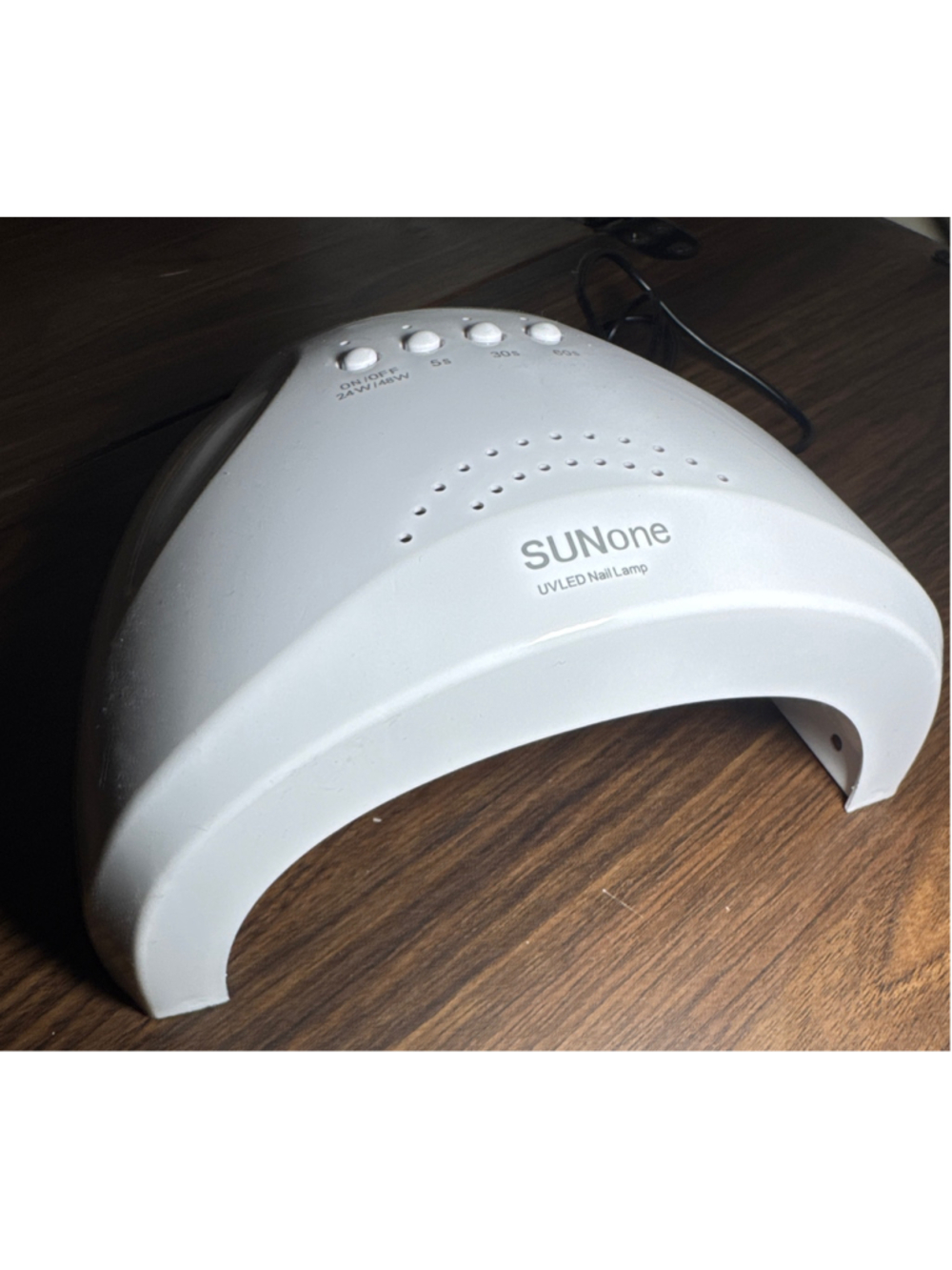 SUNone Women's UV LED Nail Lamp One Size White